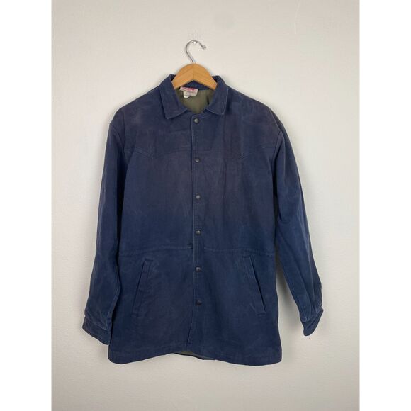 vintage Other - Vintage Kyta Make Co. Coat Denim Snap Button Up Long Sleeve Men's Medium